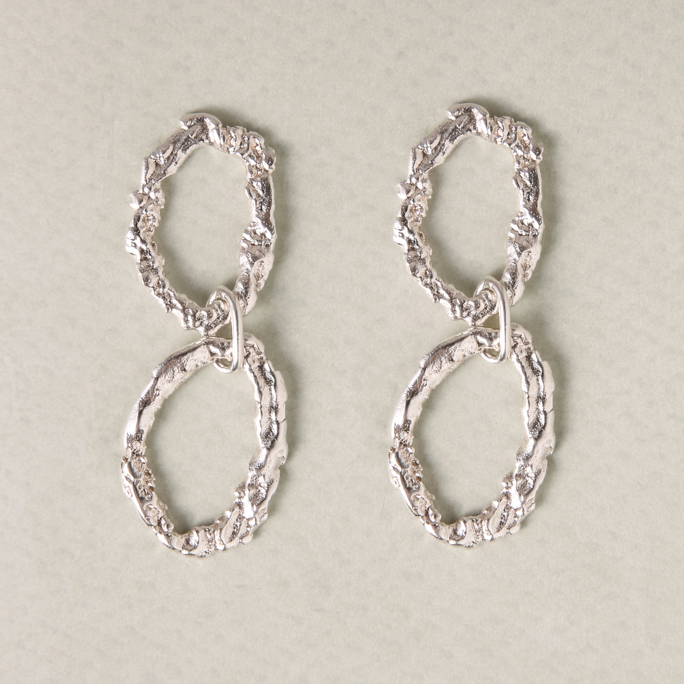 Double Molten  Drip Earrings