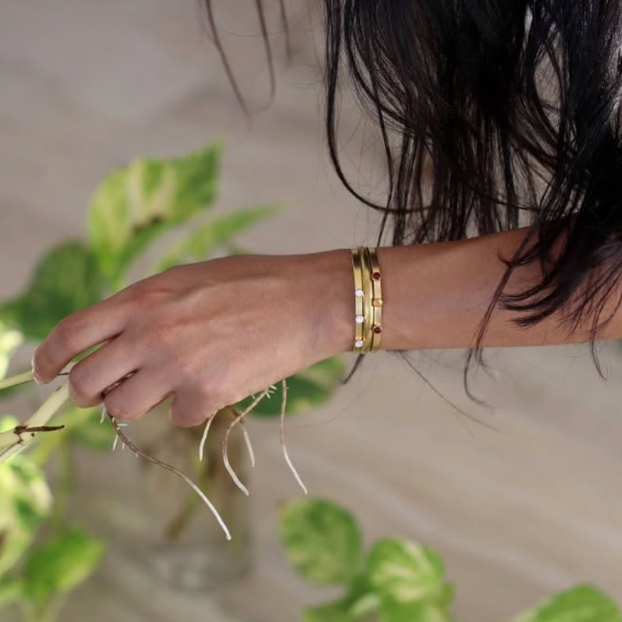 Dancing Gemstone Cuff