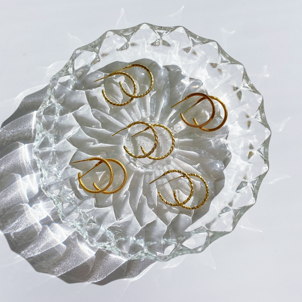 Textured Hoops