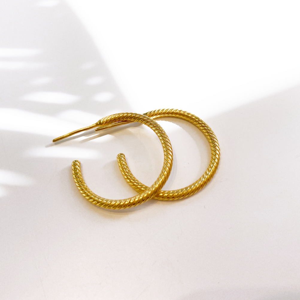 Textured Hoops