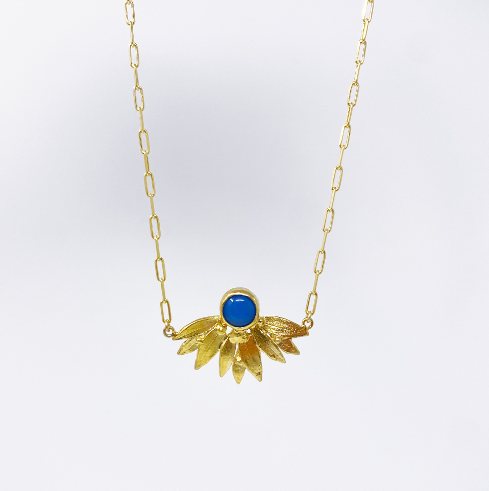 Olive Cabochon Necklace