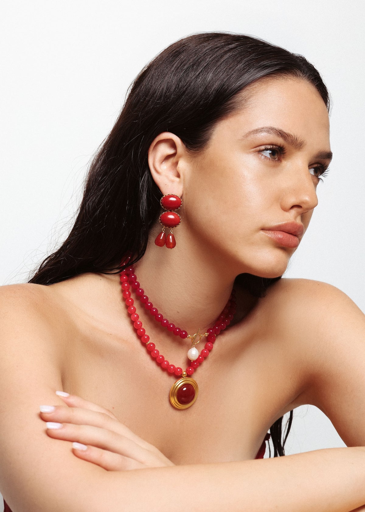 Orbit Beaded Necklace