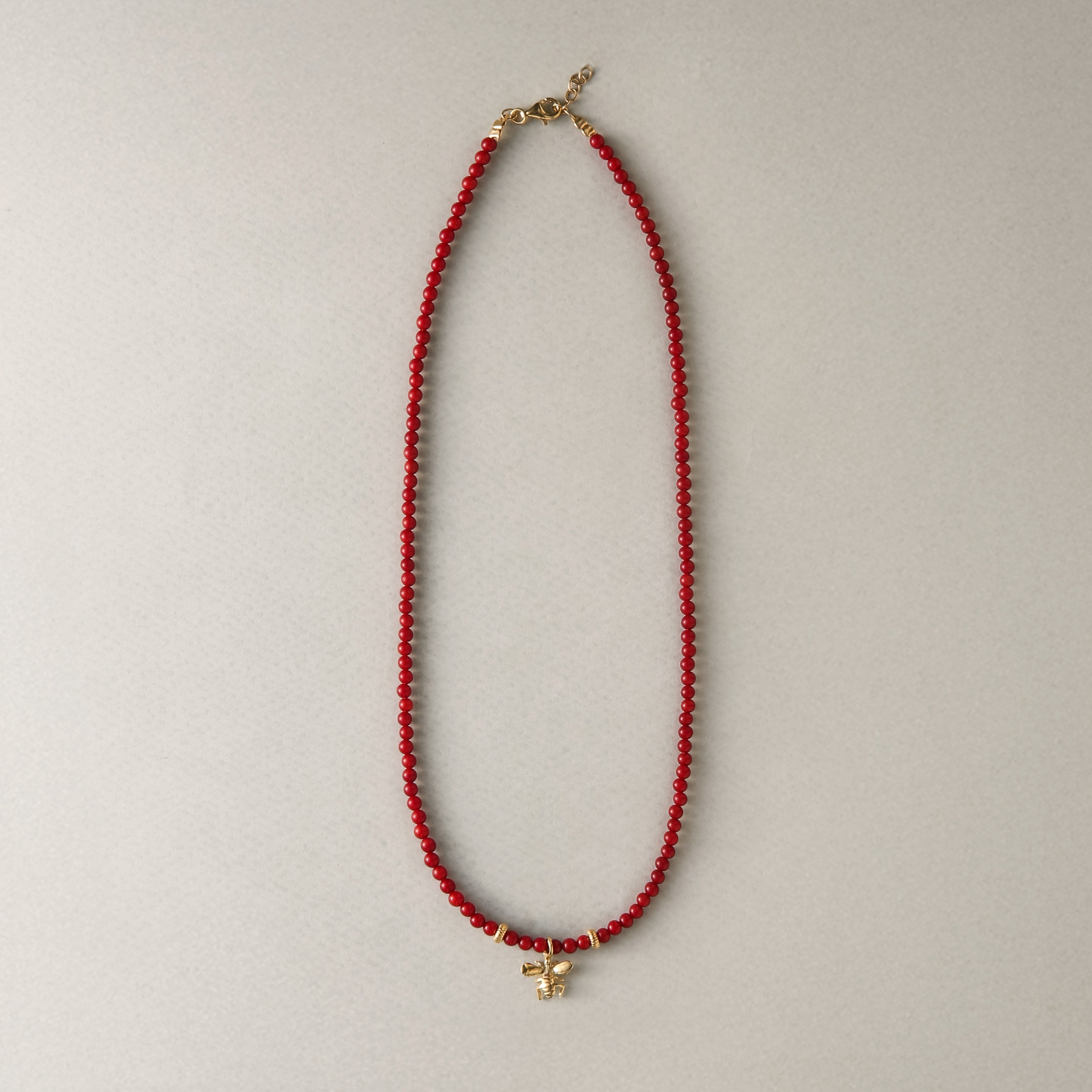 Bee Stone Necklace