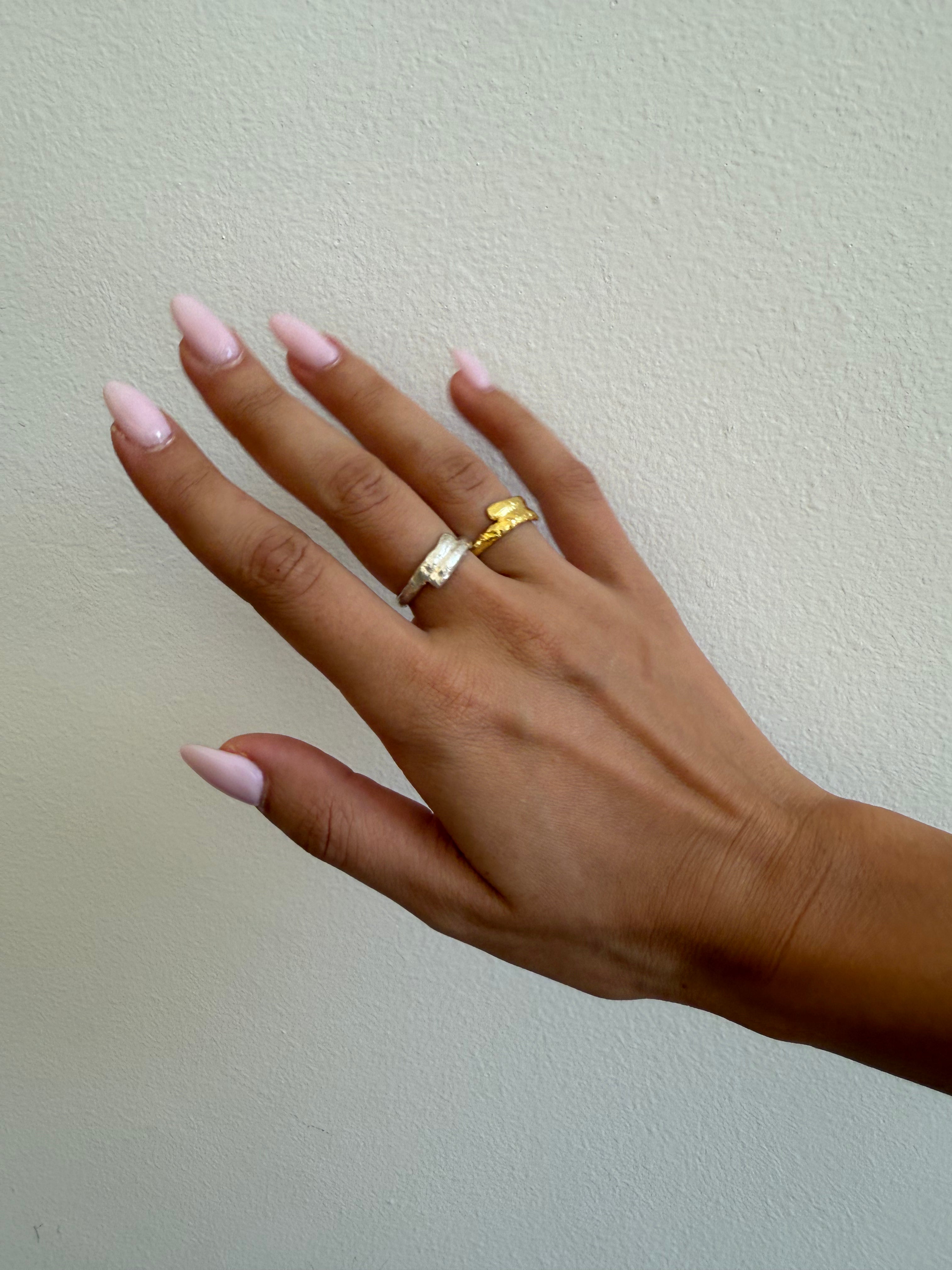 Puzzle Foil Ring