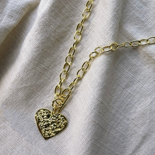 Melted Heart Necklace