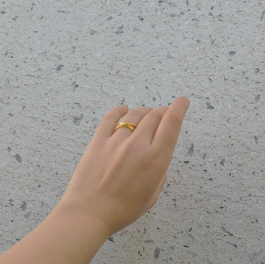 X Ring Textured